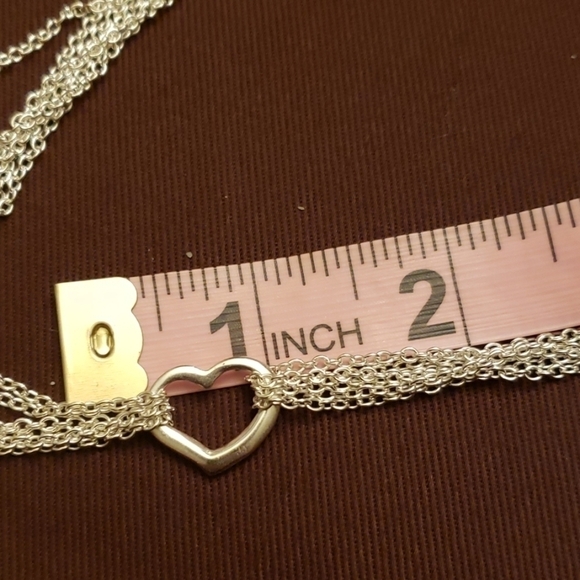 Italian HEART Nacklace. Like new. 925 - Picture 6 of 6